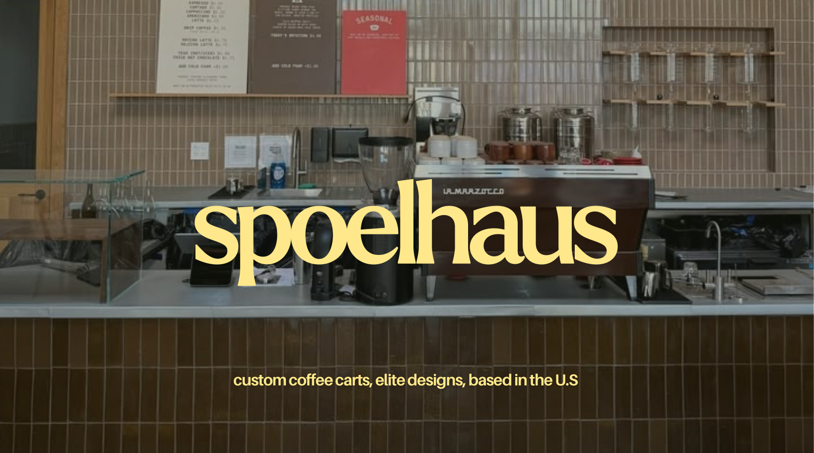 spoelhaus coffee bar counter